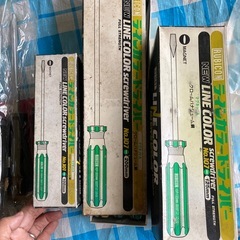 プラスマイナスドライバー各種3本売り　未使用品の画像