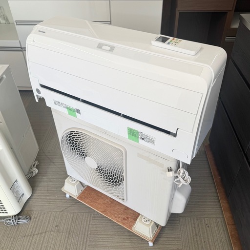 【超美品‼️】高級機種♪ 東芝 2023年製 6畳用エアコン 大清快 フィルター自動お掃除 プラズマ空清 100V/2.2kw