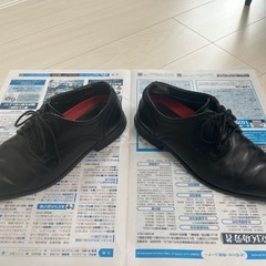 革靴　黒　ROCKPORT 25cm の画像