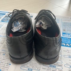 革靴　黒　ROCKPORT 25cm の画像