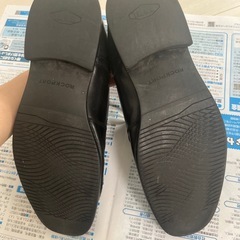 革靴　黒　ROCKPORT 25cm の画像