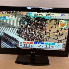 2011年 LG製液晶TV 22インチ 音声出力不可 B-CASカード無しの画像