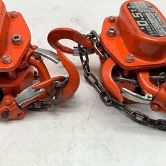 【エコツール豊田インター店】ニッチ チェーンブロック 0.5T 2点セット【愛知県/豊田市/工具】の画像
