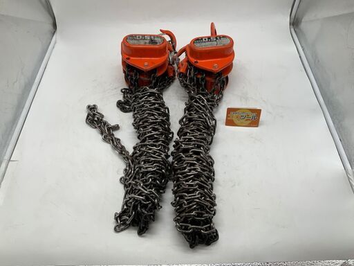 【エコツール豊田インター店】ニッチ チェーンブロック 0.5T 2点セット【愛知県/豊田市/工具】