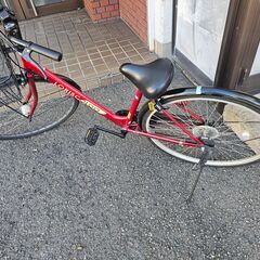 Bicicleta urbana Roja (ィサイクル ママチャリ 自転車)の画像