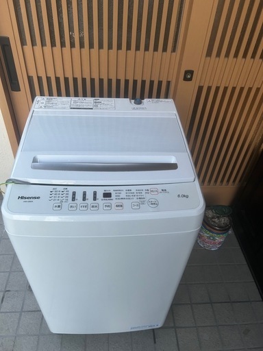 洗濯機  2022年 ハイセンス 6kg HW-G60A