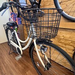 中古整備品 試乗できます 27インチオートライト 6段変速付き自転車の画像