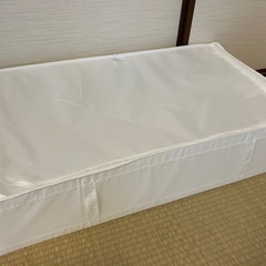 IKEA イケア　スクッブ　ホワイト　色収納ケース　収納ボックスの画像