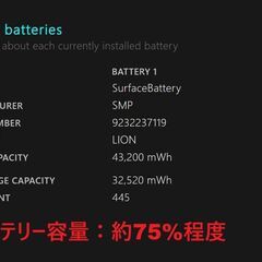 Surface Pro 7/intel Core i5/256GB/8GB ⑤の画像