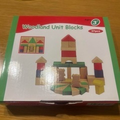 Woodland Unit Blocks 積み木37ピースの画像