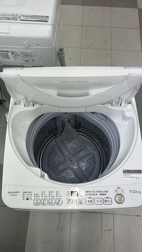 ★リユースのサカイ千葉中央店★ SHARP 洗濯機 7.0ｋｇ 21年製 動作確認／クリーニング済み TC4970