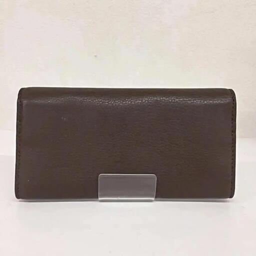 【新品/保管品】 TORY BURCH / トリーバーチ ☆本革長財布 ブラウン