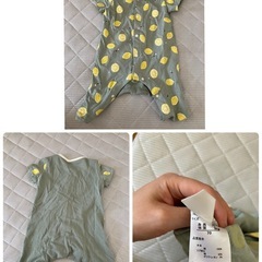 女の子　夏物半袖ロンパース9枚セットの画像