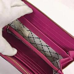 【新品/保管品】 kate spade / ケイトスペード ☆ラウンドジップ 長財布 ピンクの画像