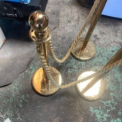 ポールスタンド　ロープ付きの画像