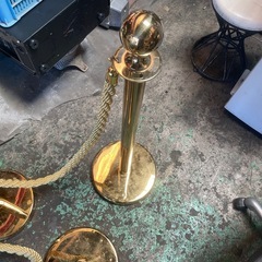 ポールスタンド　ロープ付きの画像