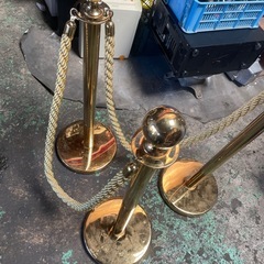 ポールスタンド　ロープ付きの画像