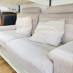 【トレファク高槻店】取りに来られる方限定！ヘッドレスト付　2人掛けソファーのご紹介です！の画像