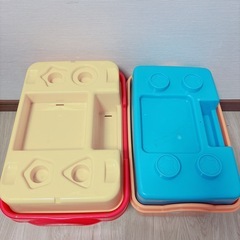 アンパンマンブロックワゴン　2個セットの画像