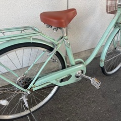 10J17 ホームサイクル２６サイズ　オートライト付　★自転車専門店の中古車です★　【消費税込み・防犯登録６００円込みの画像