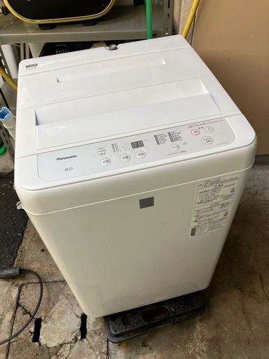 ロ 2510-395 Panasonic 全自動電気洗濯機 NA-F50BE8 2020年製 5.0kg 動作確認済み 中古