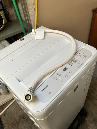 ロ 2510-395 Panasonic 全自動電気洗濯機 NA-F50BE8 2020年製 5.0kg 動作確認済み 中古