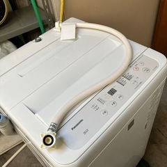 ロ 2510-395 Panasonic 全自動電気洗濯機 NA-F50BE8 2020年製 5.0kg 動作確認済み 中古の画像