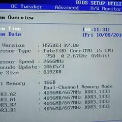 ASROCK H55DE3 CPU&クーラー付きの画像