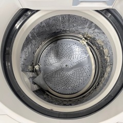 R18  SHARP 　21年製　洗濯機　8㌔洗濯　4.5㌔熱乾燥 　冷蔵庫　安いの画像