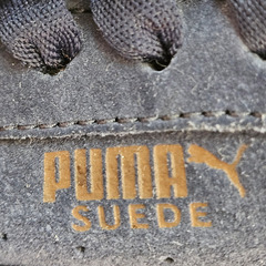 PUMA スエード ネイビー プラットフォーム 22cmの画像