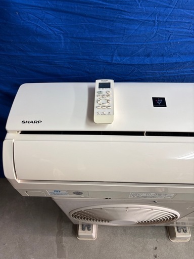?即日取付?取付込み❄️分解洗浄クリーニング済✨️中古 SHARP AY-F22S-W 2016年式 100V プラズマクラスター  