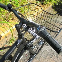 美品 中古自転車 Jolare 実用 自転車 6段ギア 28インチ LEDオートライト ブラック 定価31,000円 通勤 通学 近所のお出掛けなどにの画像