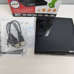 BUFFALO DVSM-PN58U2V-BK ポータブルDVDドライブの画像