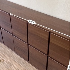 大川家具　木製たな棚　の画像