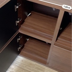 大川家具　木製たな棚　の画像
