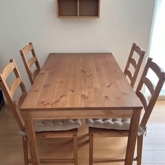 （決定しました）IKEAヨックモック　ダイニングセット の画像