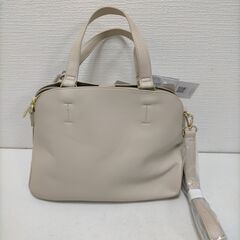 【新品未使用】Legato Largo(レガートラルゴ)2WAYショルダー ショルダーバッグ　 かるいかばん 白系　アイボリー　IV　軽い　ショルダーバッグ　フォーマル　251017-5Yの画像