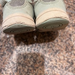 15.5cm イフミー ライト キッズ メッシュスニーカー グリーン の画像