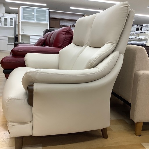 【お値下げしました！】ハイバック2人掛けソファー　入荷しました。
