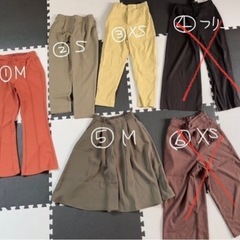 ⑪春物 各100円 値引き中！ボトムス レディースの画像