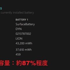 【現状品】Surface Pro 7/intel Core i3/128GB/4GB ⑥の画像