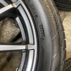 185/60r15 ダンロップ31週22年製とアルミホイール4本セットの画像