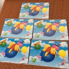 ①くまのプーさん ポストカード 15枚3種類( 5セット) 未開封品 ディズニー DAI-ICHI LIFE 非売品？の画像