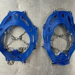 【自社配送は札幌市内限定】mont-bell/モンベル CHAIN SPIKE/チェーンスパイク Mサイズ（25.5～28.5cm）ブルー 中古【USED】の画像