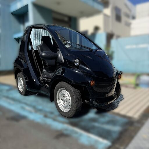 トヨタ EV COMS ブラック　ミニバイク青ナンバー
