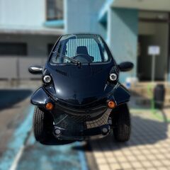 トヨタ EV COMS ブラック　ミニバイク青ナンバーの画像