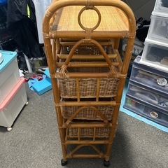 籐家具 🌴アジアンなラタンチェスト🥥の画像