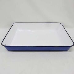 【恵庭】☆中古品☆レトロ ホーロー バット 27.5×36.5 ...