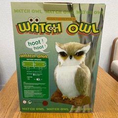 ウォッチ　オウル　動くセンサーフクロウ　美品の画像