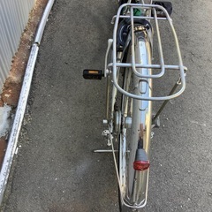 725  パナソニック新機種電動アシスト自転車vivi TX26インチシルバーボディーの画像